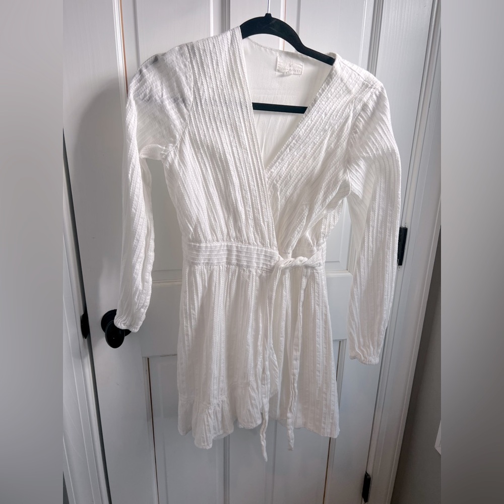 Lost & wander white wrap dress XS